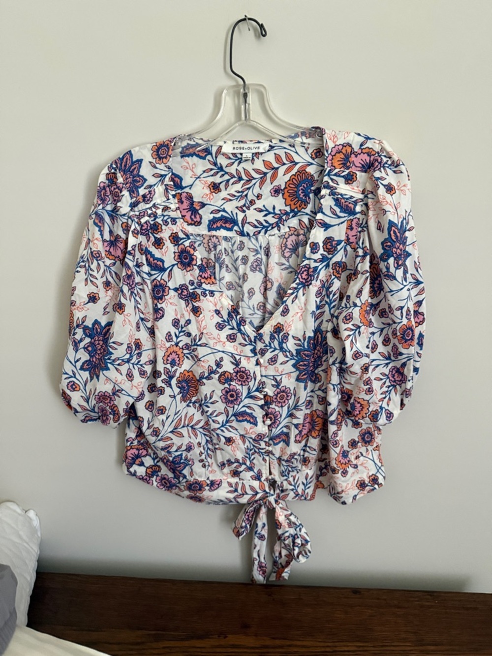 Title: Rose + Olive Shirt β Size L - Picture 3 of 8